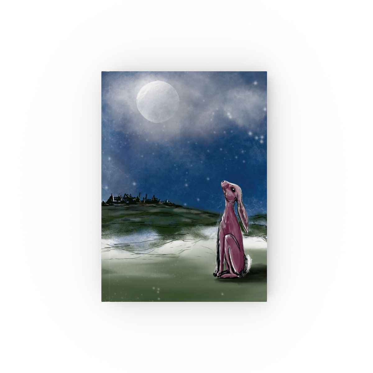 Stargazer Hare Journal | Hardback Wildlife Art Notebook