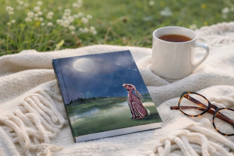 Stargazer Hare Journal | Hardback Wildlife Art Notebook