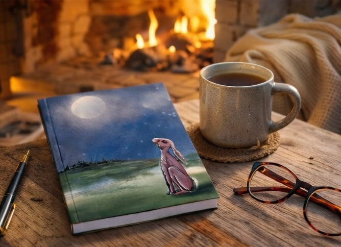 Stargazer Hare Journal | Hardback Wildlife Art Notebook
