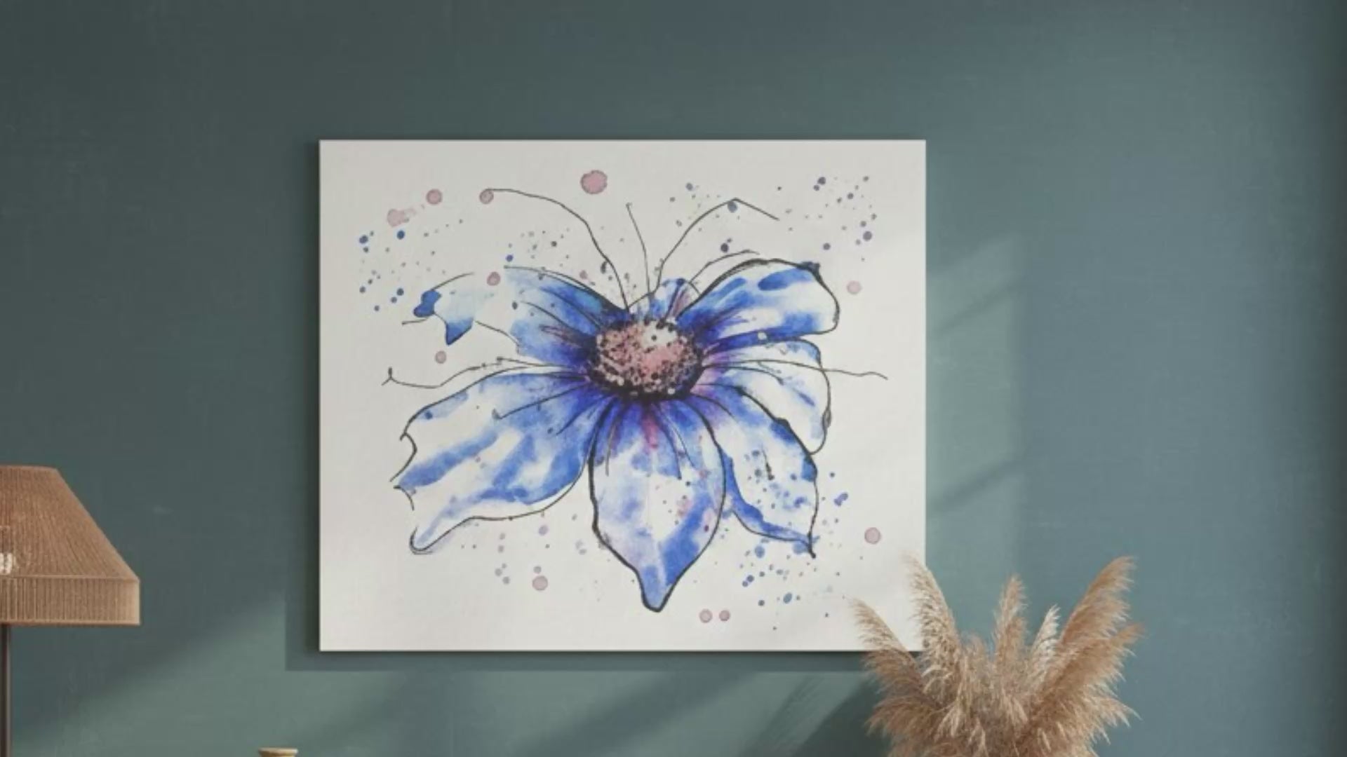 Blue cosmos canvas video